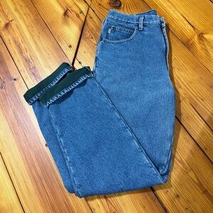 LL Bean Classic Fleece/Flannel Lined Jeans.